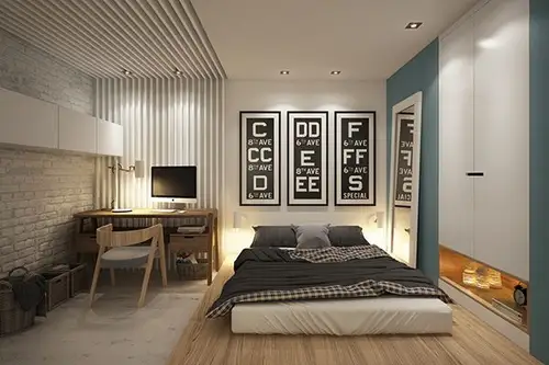 Apartament din Chisinau, eleganta simplitatii in 40 mp