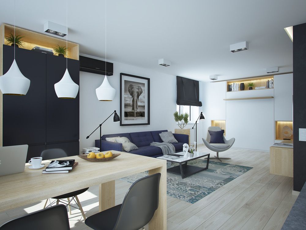 2 modele de apartamente mici amenajate cu mult stil