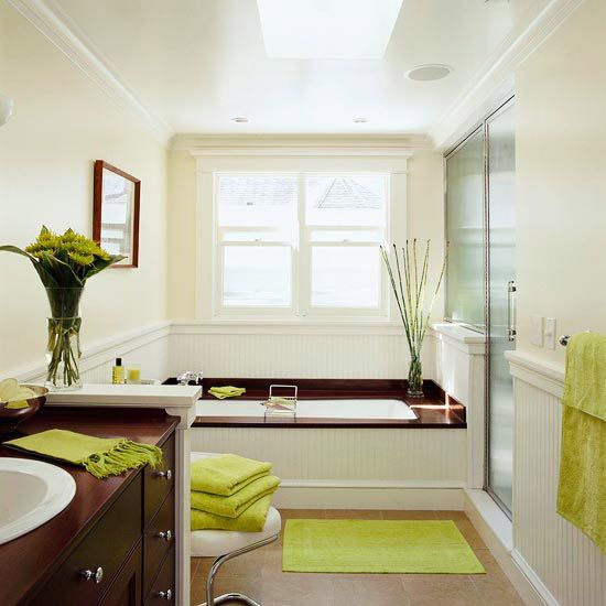 Top 25 Baths in Shades of Green