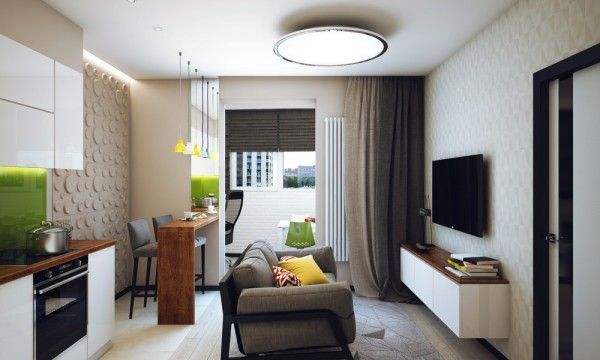 Apartament minimalist pentru o persoana