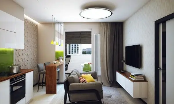 Apartament minimalist pentru o persoana