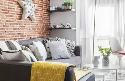 Interior Design with Adaptive Decor and Integrated Furniture