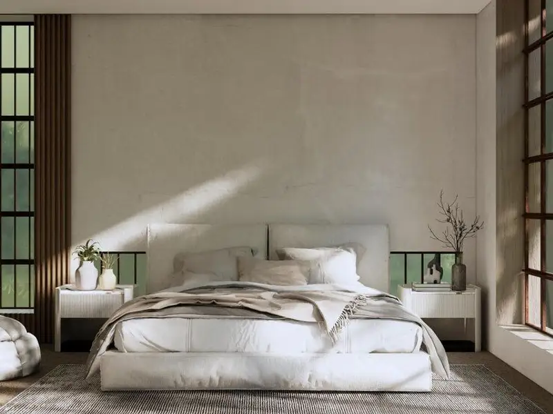 Alegerea texturilor pentru un dormitor minimalist