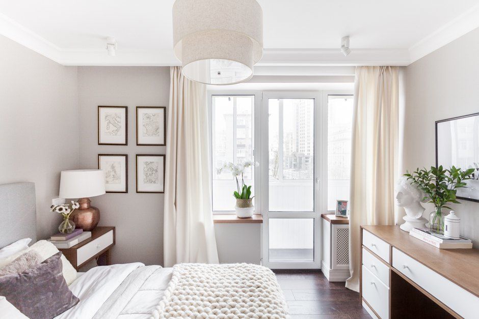 Bright Interior Designed in a 40 sq m Apartment