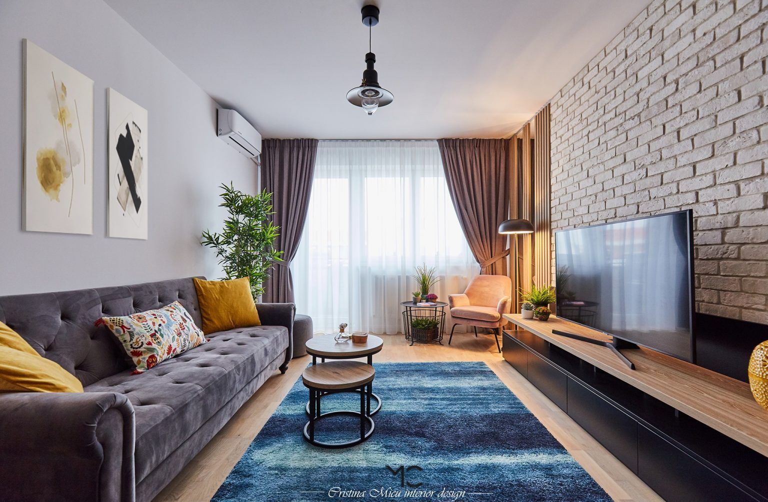 Modern and Functional Space for a 2-Bedroom Apartment in Bucharest