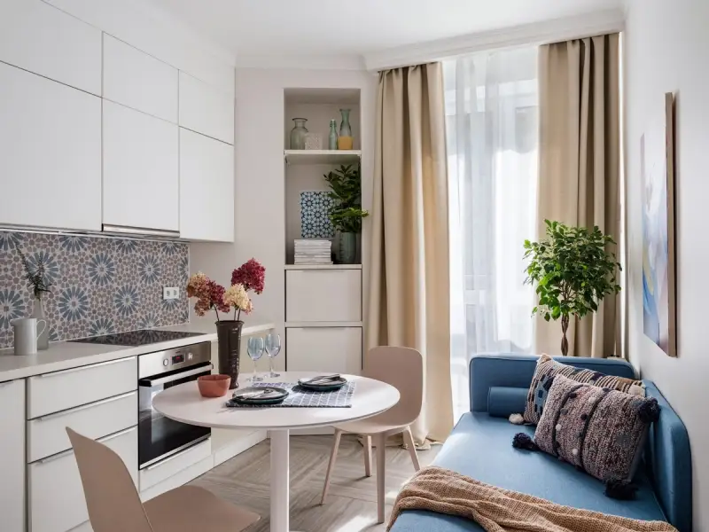 Functionalitate si rafinament in amenajarea unui apartament de 39 mp