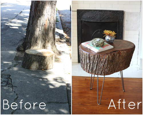 DIY: How to Make Your Own Coffee Table from a Log