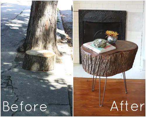 DIY: How to Make Your Own Coffee Table from a Log
