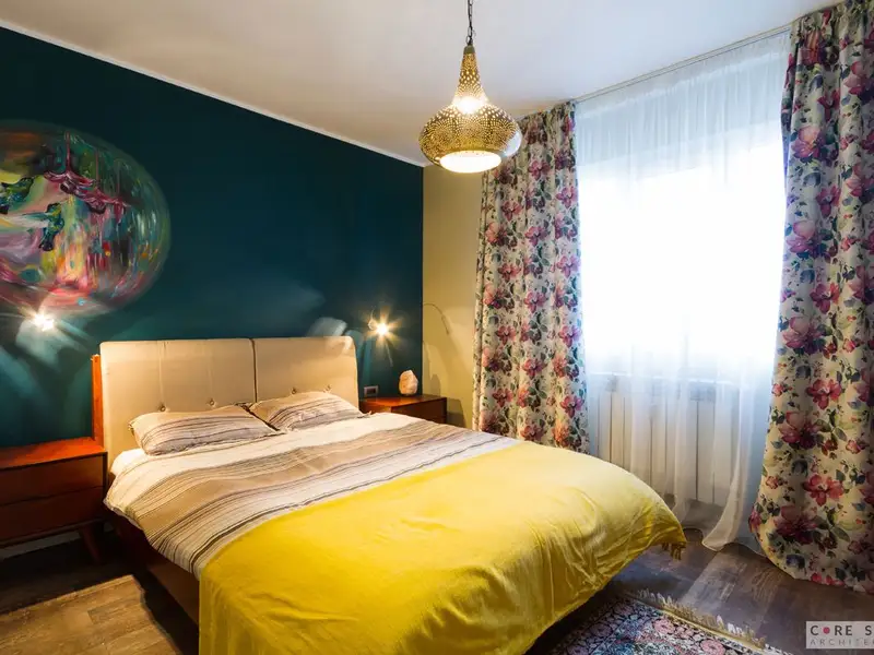 Spatiu cu personalitate intr-un apartament de 2 camere din Bucuresti poze inainte si dupa