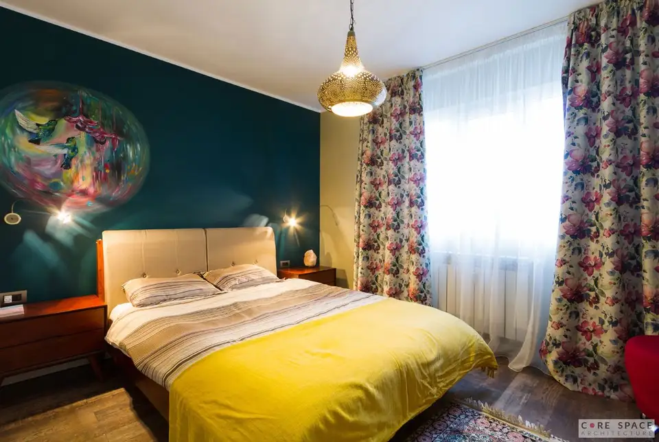 Personality Space in a 2-Bedroom Bucharest Apartment: Before & After Photos