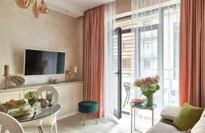 A Tastefully Furnished Apartment in Pastel Tones