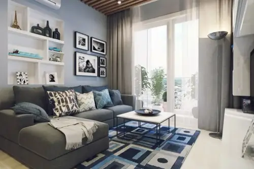 Apartament open space de 66 mp amenajat cu personalitate