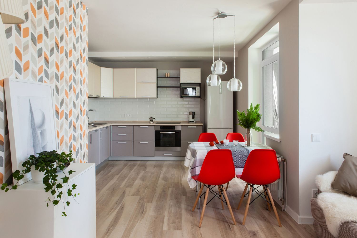 Trendy Design for a Family Apartment
