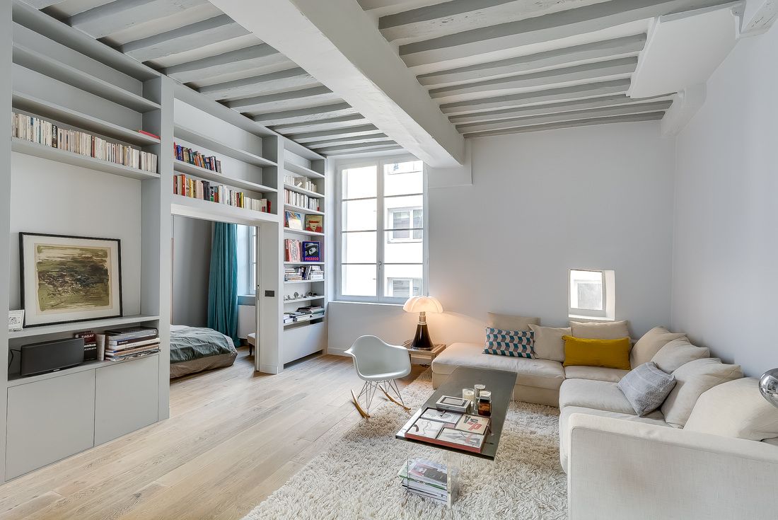 Un apartament amenajat practic si original