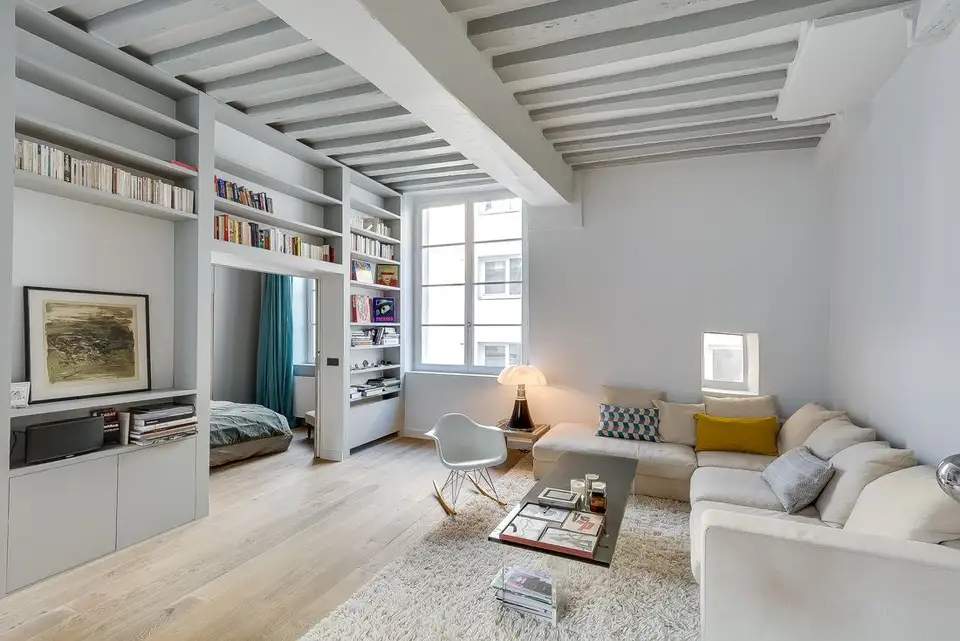 Un apartament amenajat practic si original