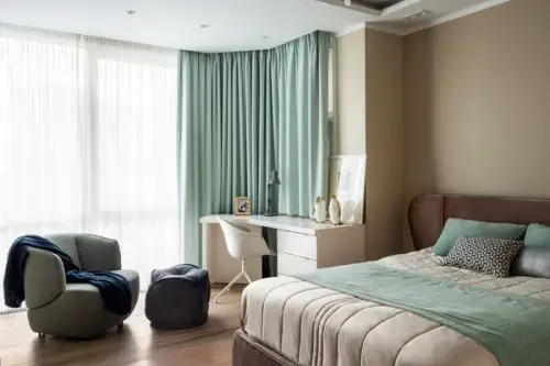 Eleganta si finete texturala intr-un apartament de 120 metri patrati