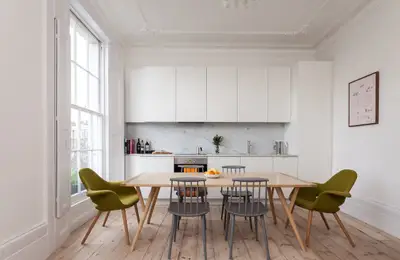 Historic Apartment Renovated with Modern Accents