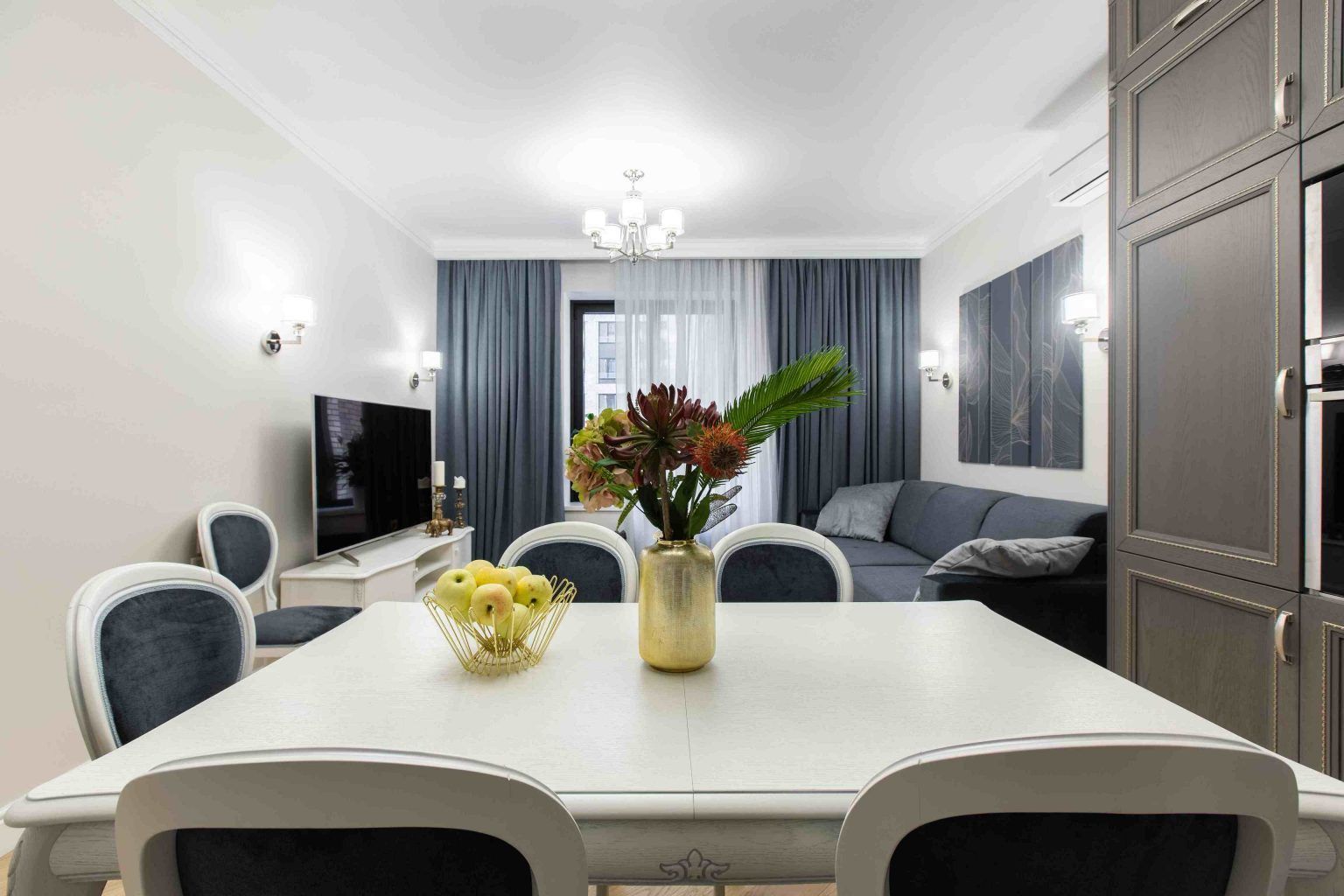 Classic Influences in Designing a 3-Bedroom, 67 sq m Apartment