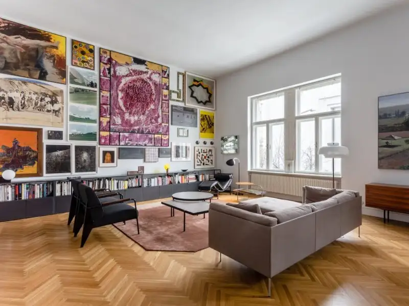 Design contemporan într-un apartament dintr-o casă istorică