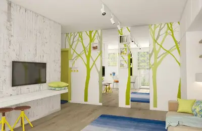 A Spacious and Bright Design for a Small Apartment