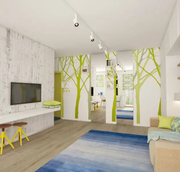 A Spacious and Bright Design for a Small Apartment