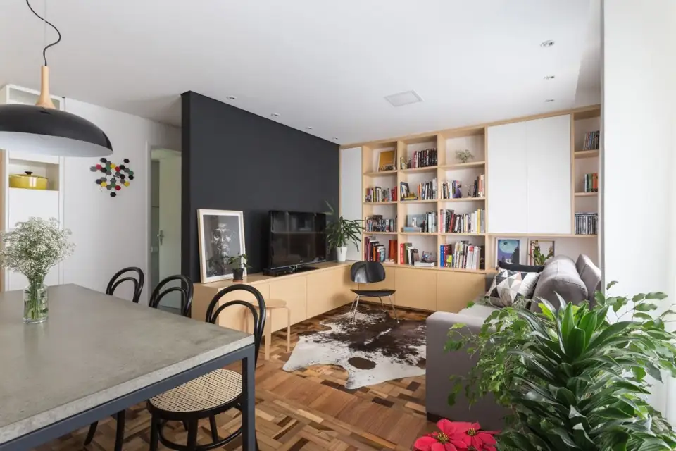 A Modern Warm Design for 70 sqm
