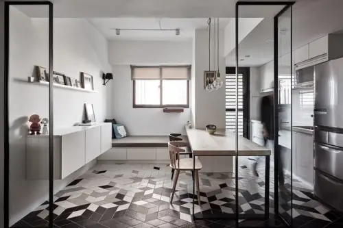 Un apartament de 69 mp transformat intr-un spatiu pentru intreaga familie