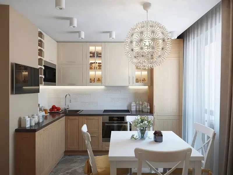Amenajare moderna intr-un apartament de 2 camere pentru o familie cu un copil
