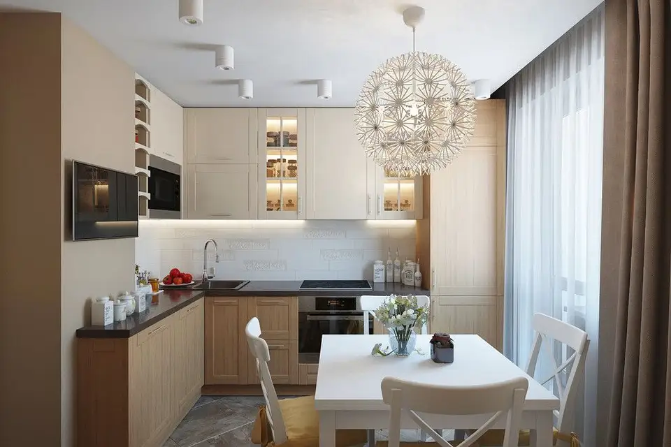 Modern Design in a Two-Bedroom Apartment for a Family with One Child