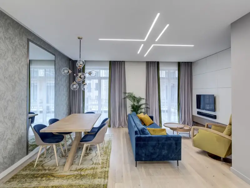 Apartament de 4 camere modern si luminos amenajat pentru o familie cu 2 copii