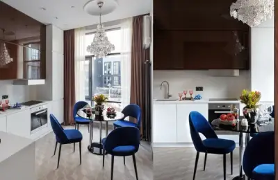 40 sq m Studio Transformed into a Stylish Two-Bedroom Apartment