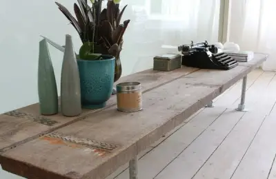 Reclaimed Wood Integrated into Design