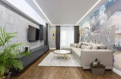 Two-Bedroom Apartment Renovation: Eclectic Style with Industrial Influences