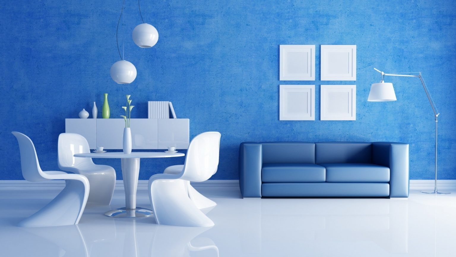 Blue in Interior Design