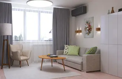 Designing a 38 sq m Space Like a Two-Bedroom Apartment