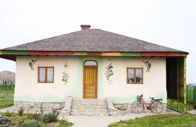 Dream House Built of Adobe in Ciolpani, Bucharest