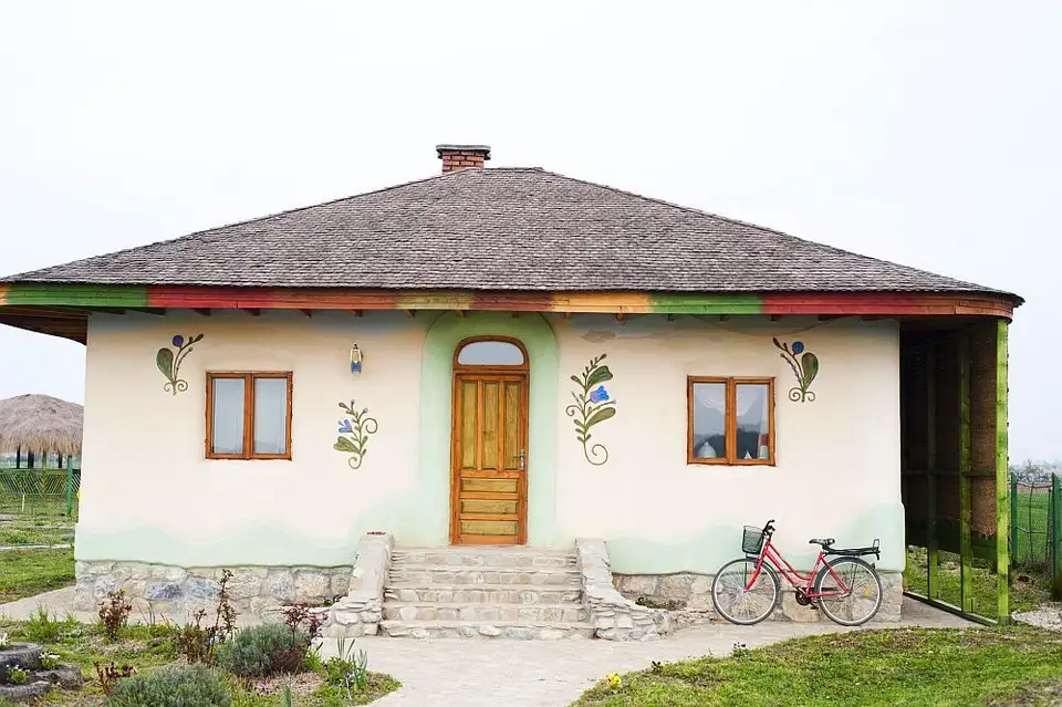 Dream House Built of Adobe in Ciolpani, Bucharest