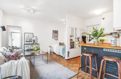 A Chic Makeover for a 28sqm Studio Apartment in Bucharest