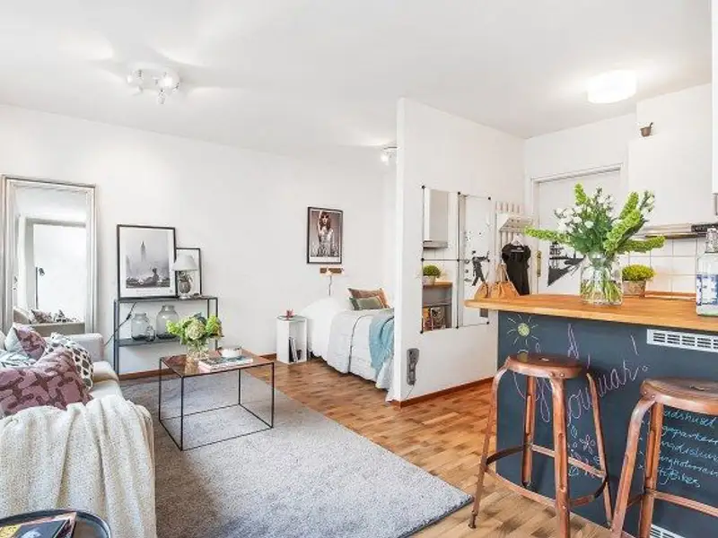 O amenajare chic pentru un apartament studio de 28mp