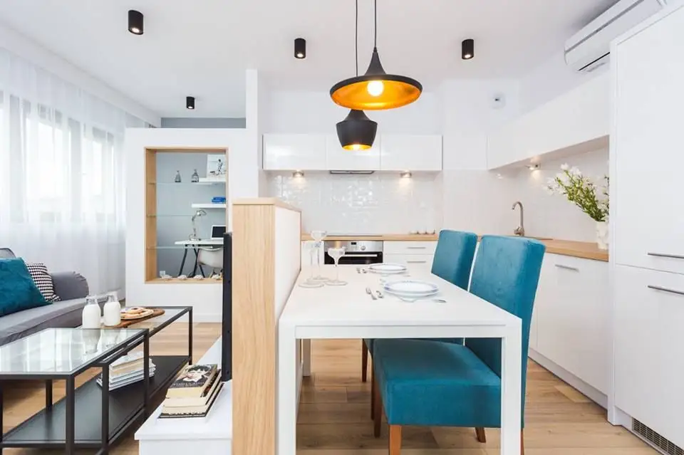 A Two-Bedroom Apartment That Impresses with Elegance and Functionality