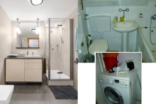 Transformarea unui apartament de 2 camere foto inainte si dupa