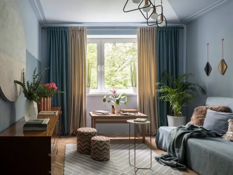 Amenajare functionala pentru 2 camere care inspira calm si buna dispozitie