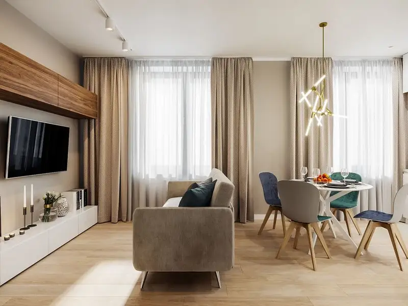 Proiect de amenajare pentru un apartament de familie