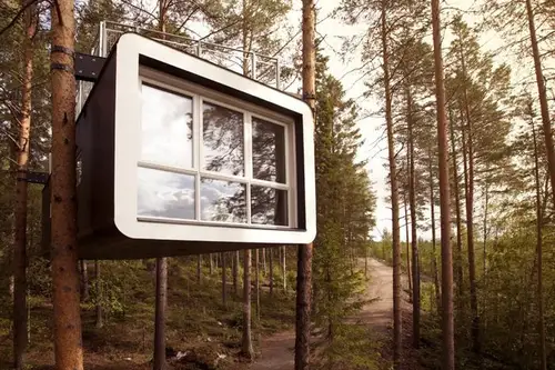 8 Idei creative pentru casute in copaci