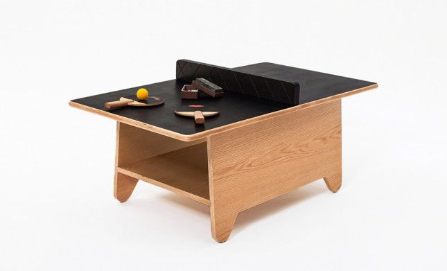 Living Ideas: The Ping Pong Table and Coffee Table 2-in-1