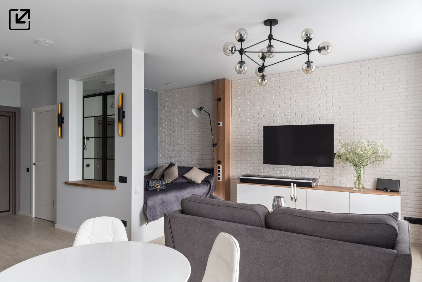 Transformarea unui apartament de 43 mp intr-un spatiu luminos si functional
