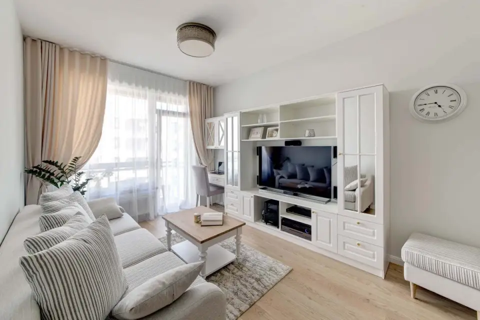Classic and Elegant Style for a Young Family's Apartment