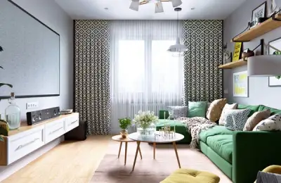 A Modern Two-Bedroom Apartment Perfect for a Young Couple