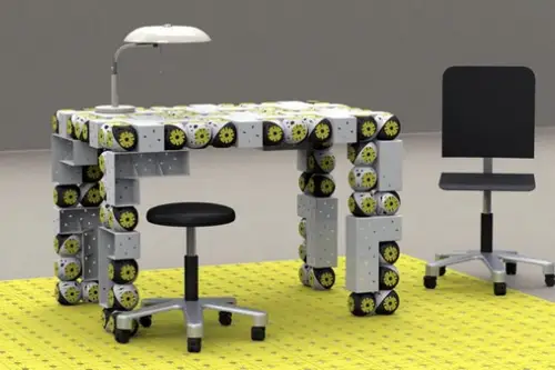 Inventie Incredibila! Roboti care se transforma in mobila! (VIDEO)