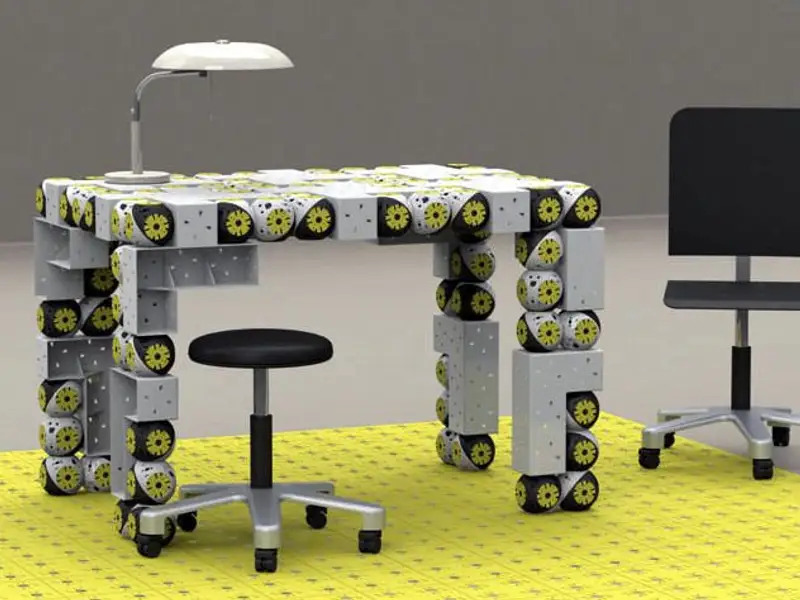Inventie Incredibila! Roboti care se transforma in mobila! (VIDEO)